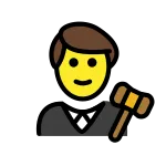 Man Judge SVG Icon